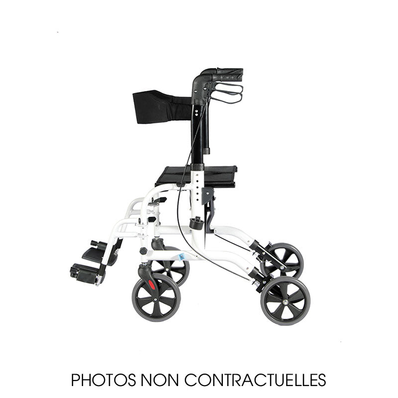 Déambulateur 4 Roues Duo Avec Fonction Transfert