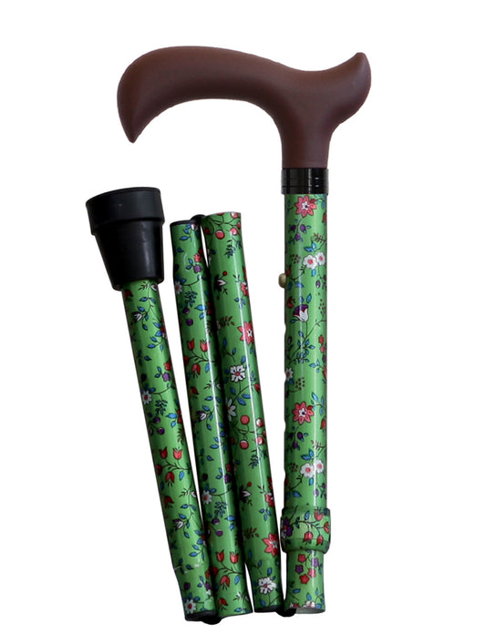 Canne De Marche Derby Pliante Flore